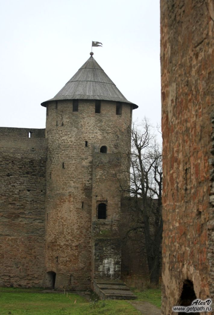 Ивангородская крепость внутри.