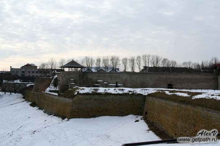 Бастионы в Нарвской крепости