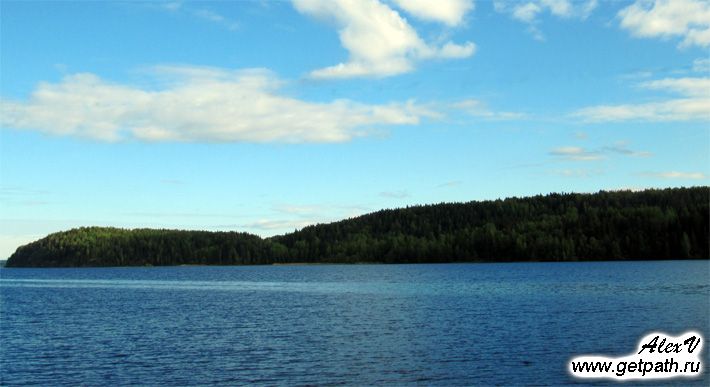 Ладожское озеро по дороге к  Воттовааре